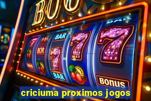 criciuma proximos jogos